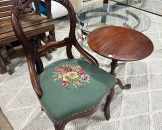 Vintage Chair and Side Table orlando