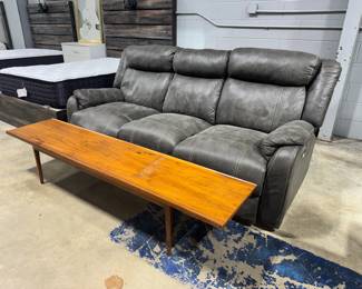 Reclining Sofa and Mid Century Table Orlando Estate Auction