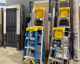 Storm Door, Doors and Ladders Orlando Estate Auction