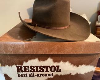 Resistol cowboy hat