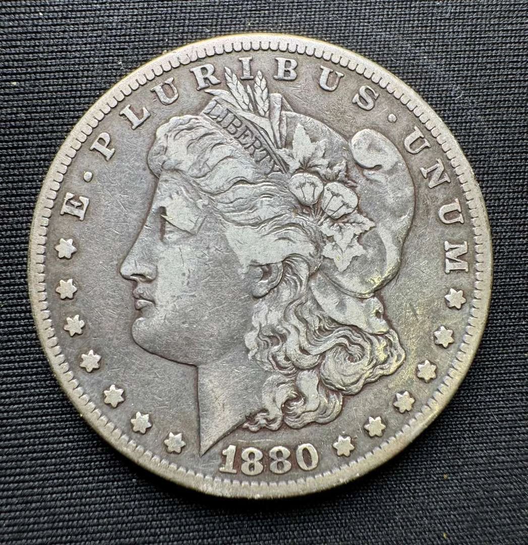 001 Two Historic 90 Silver Dollars 1880 Morgan 1922 Peace