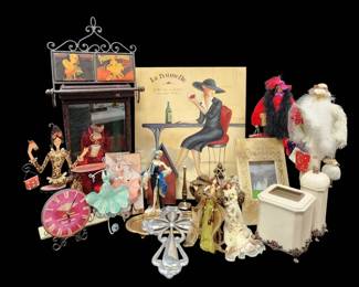 Treasure Trove of Feminine and Victorian Decor Enough to Decorate Several Rooms