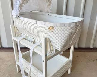 Vintage Gliding Baby Bassinet
