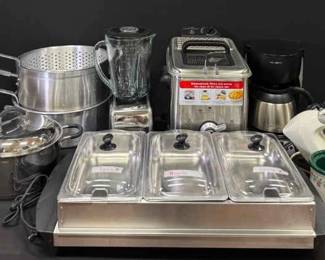 Kitchen Small Appliances Cookware Lot Hamilton Beach, TFal, Elite More