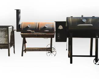 The Ultimate Backyard Smoker And Grilling Setup with Pit Boss and Oklahoma Joe