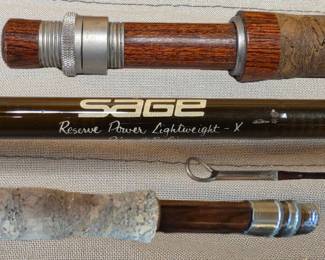 Two Classic Fly Fishing Rods Sage And A Handcrafted Personal One