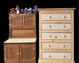 Hoosier Cabinet Rare Small Scale Find