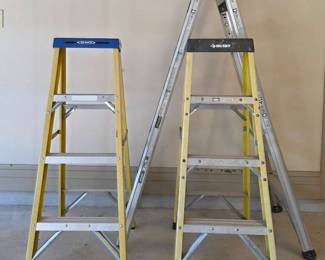 Three Step Ladders for Sale Husky, Werner, and MultiPosition
