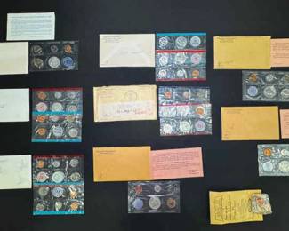 US Mint Coin Sets From 1960s including Kennedy Half Dollars