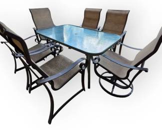 Classic Outdoor Dining Set Perfect for Patio or Deck
