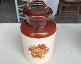 McCoy Pottery Milk Can Canister