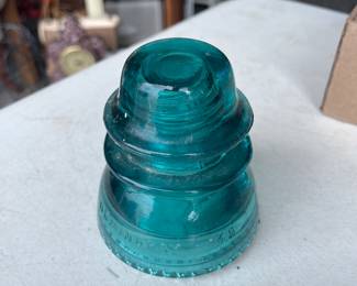 Green Glass Insulator