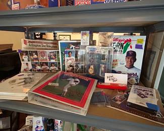 Nolan Ryan & Rangers autographed memorabilia