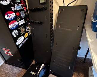 Rifle lock boxes, gun safes