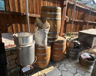 Whiskey barrels (Fort Worth distillery)