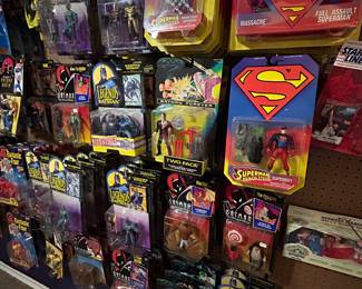 Superhero action figures