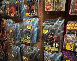 Spawn, Marvel, pop culture action figures