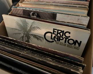 Vinyl records collection
