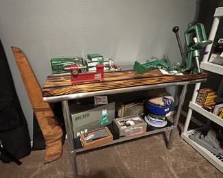 Reloading workbench, custom stainless
