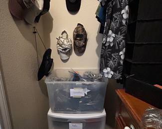 Gun enthusiast hats, SIG gear, primo woolen socks, conceal-carry 5.11 shirts