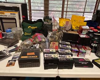 Ammo and reloading supplies