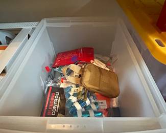 Splints, tourniquet kit, Bleed Stop pouches, bandages… told you it’s interesting!