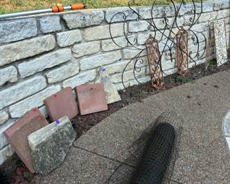 Paving stones, garden decor