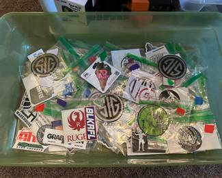 Guns, weapons, ammo, arsenal, tactical, coffee, liquor stickers and decals.