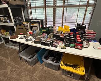 Ammo and reloading, propellant, shells, lockboxes