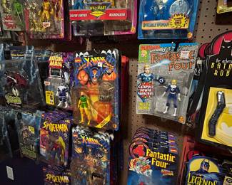 Superhero action figures