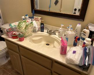 Bathroom stock-up! Soaps, lotions, hair care