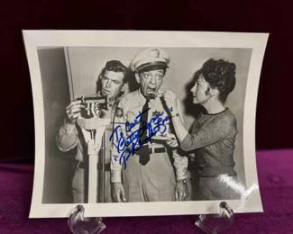 002 Autographed Photo From Andy Griffith Show