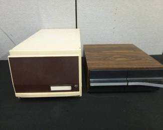 Pair Of Vintage Card Cabinets