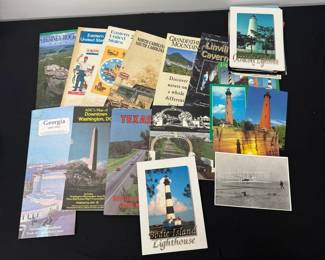 Assorted Maps Travel Brochures