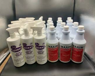 12 Folex Spray Bottles 12 Disenfectant Bottles