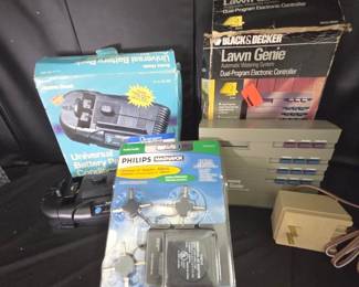 Universal A C Adapter, Battery Pack Charger And Lawn Genie Electronic Controller