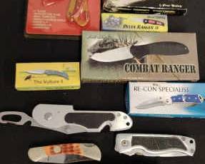 Assorted Lot of Tactical Knives