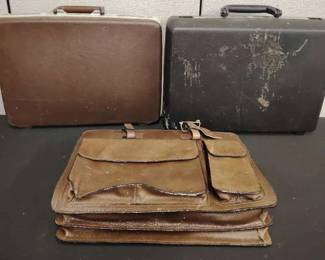 Assorted Lot of Vintage Luggage