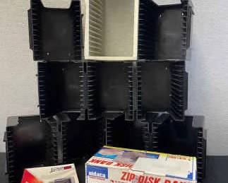 CD Storage Towers And Zip Disk Storage