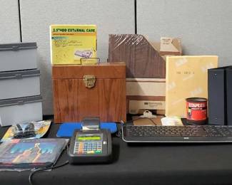 Hard Drive Case, POS System, Bankers Boxs And More