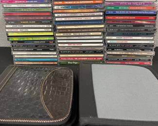 Massive Music CD Mystery Lot With 2 Cases