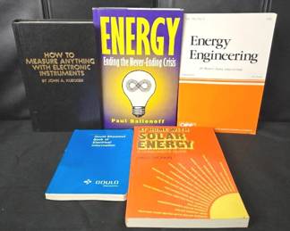 Lot Of 5 Vintage Energy And Engineering Books