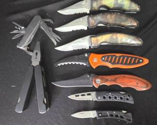 Assortment Of Pocket Knives