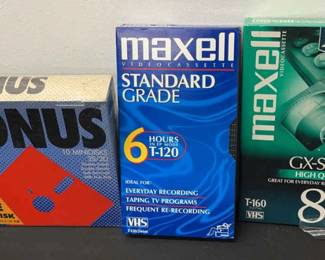 Disks VHS Tapes