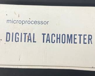 Microprocessor Digital Tachometer