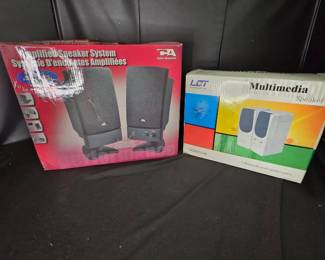 Pair Of Multi Media Speaker Sets