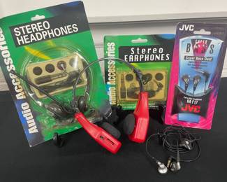 Stereo Headphones Lot