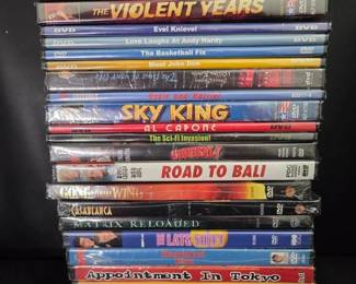 Assortment Of 25 Unopened DVD Bundle