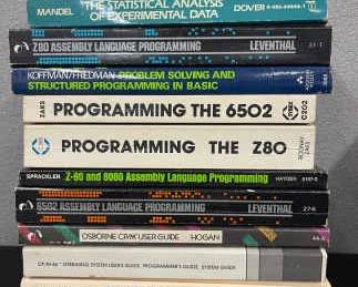 Mystery Lot Of 15 Books On Computer Programming