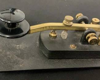 Vintage Brass Telegraph Key